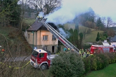 20220110 Wohnhausbrand in Neuhaus Bezirk Baden NÖ