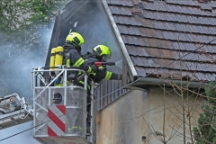 20220110 Wohnhausbrand in Neuhaus Bezirk Baden NÖ