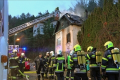 20220110 Wohnhausbrand in Neuhaus Bezirk Baden NÖ