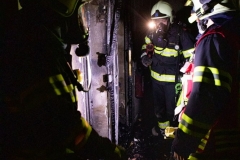 20220219 Brand in einer Wohnhausanlage in Neuhaus Bezirk Baden NÖ