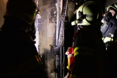 20220219 Brand in einer Wohnhausanlage in Neuhaus Bezirk Baden NÖ