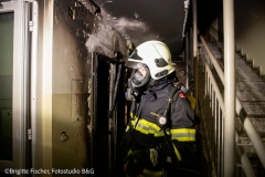 20220219 Brand in einer Wohnhausanlage in Neuhaus Bezirk Baden NÖ
