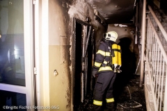 20220219 Brand in einer Wohnhausanlage in Neuhaus Bezirk Baden NÖ