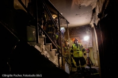 20220219 Brand in einer Wohnhausanlage in Neuhaus Bezirk Baden NÖ