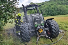 20230623 Traktorbrand in Nöstach/Hafnerberg NÖ Bezirk BADEN