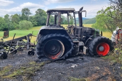 20230623 Traktorbrand in Nöstach/Hafnerberg NÖ Bezirk BADEN