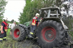 20230623 Traktorbrand in Nöstach/Hafnerberg NÖ Bezirk BADEN